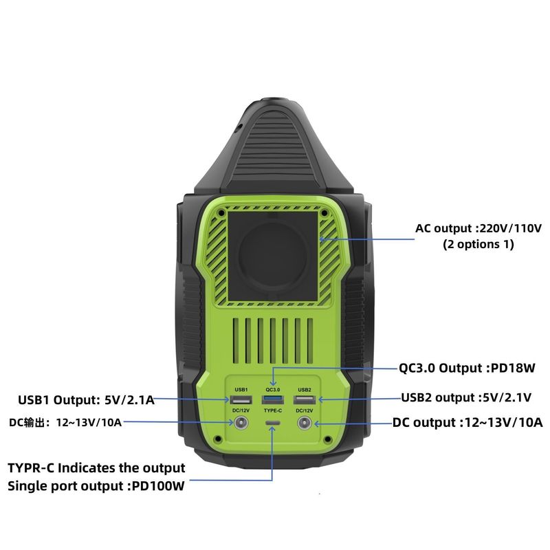 屋外エネルギー貯蔵 携帯電源 288wh 300W あなたの究極の電力ソリューション