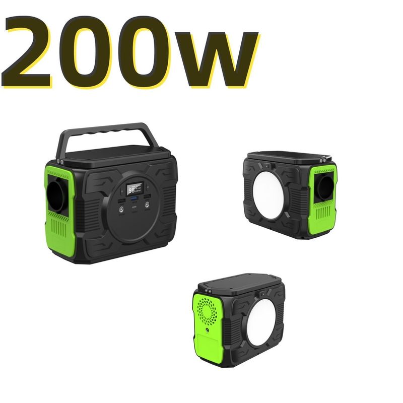200W太陽光パネル 緊急用発電所 屋外活動用の携帯型エネルギー貯蔵庫