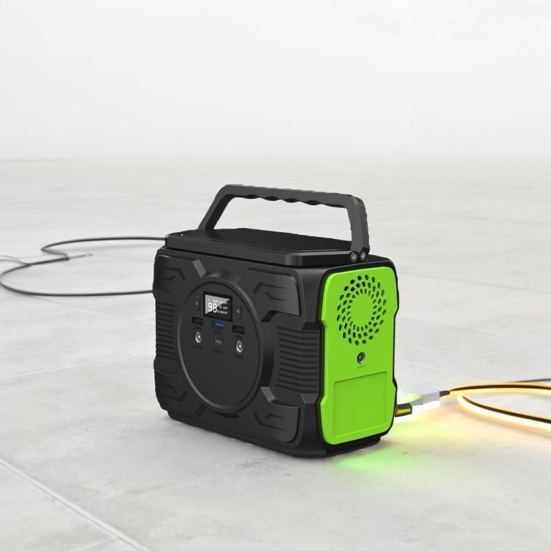 ポータブルキャンプ用電源発電所 200W リチウム AC DC出力 ラップトップ用太陽光発電機