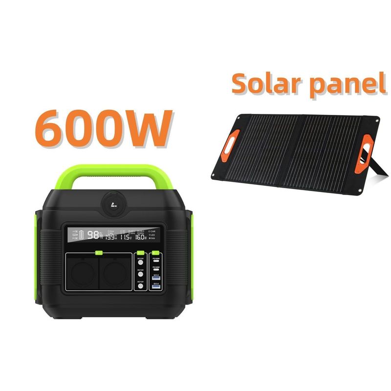 室内用緊急発電所用 300W 600W 携帯型太陽光発電機