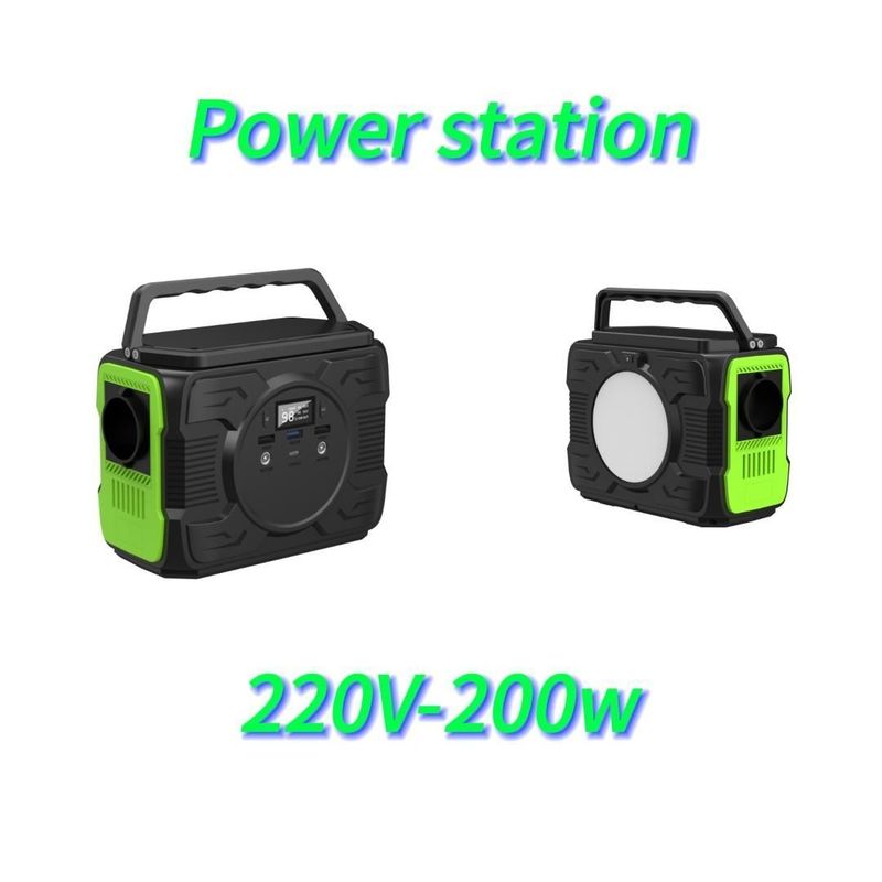 200W ACソケットソーラー発電機 家電や緊急事態に最適