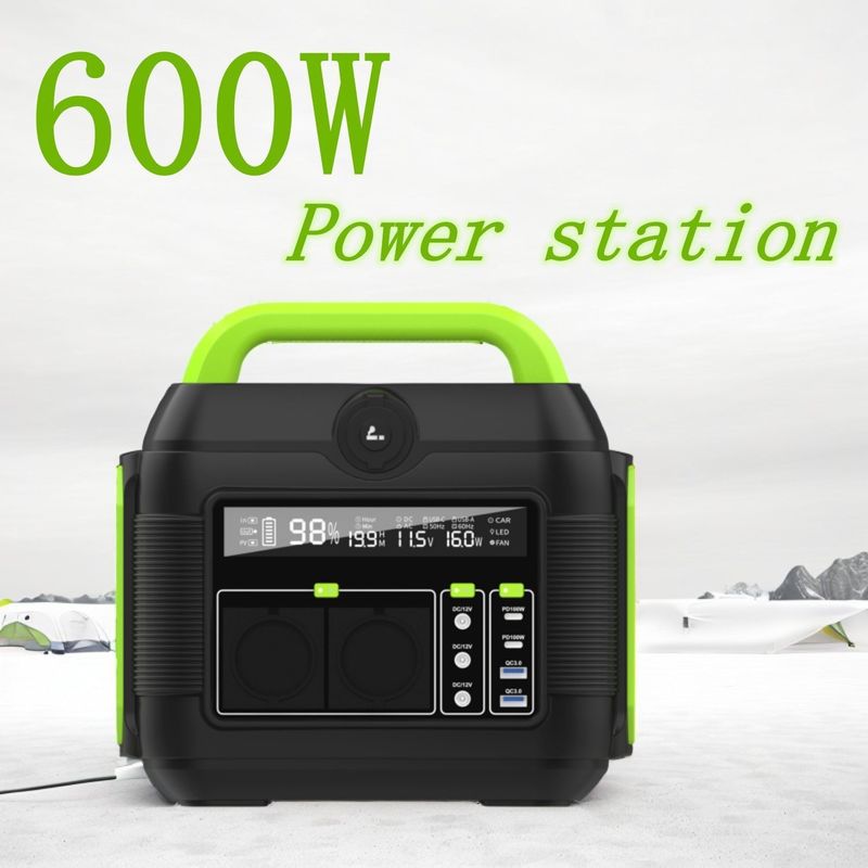 ポータブル電源発電所 リチウム電池 太陽光発電機 600W 300W すべてに対応