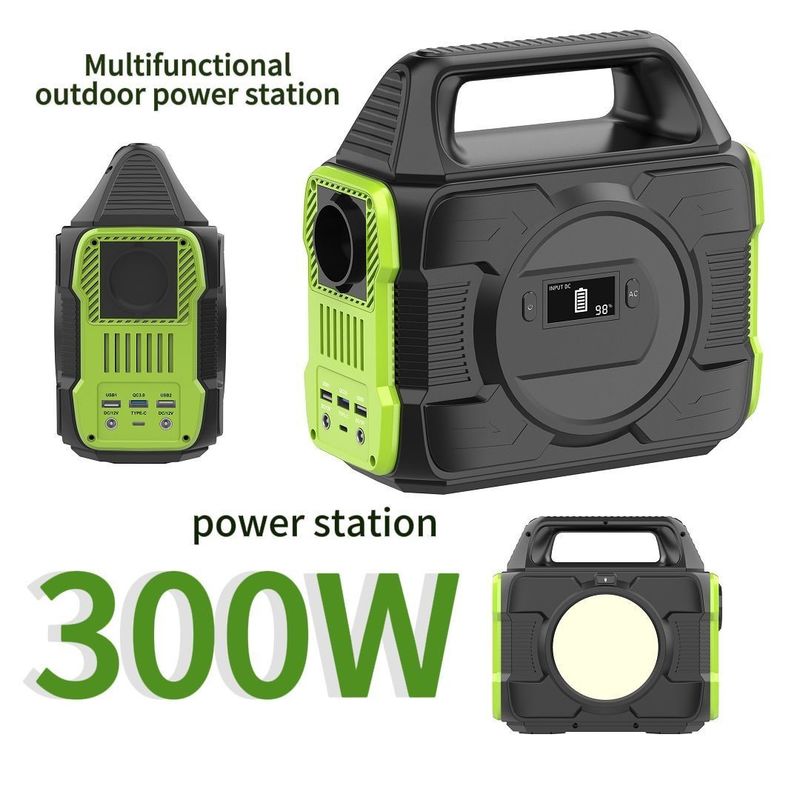 300W/500W/600W 携帯発電所の小型屋外太陽光発電機