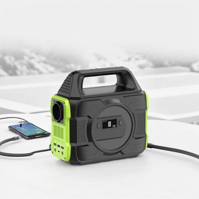 露天キャンプ用RV電源発電所のためのリサイクル可能な300WMPPTポータブル太陽光自動車発電機