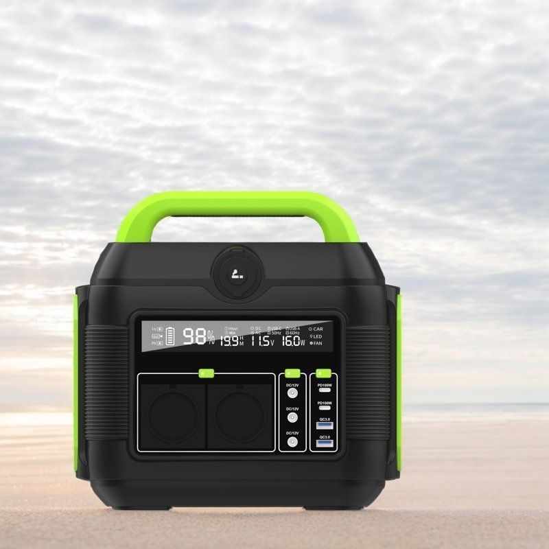 液晶ディスプレイ 600W 急速充電電源 ミニ緊急発電機