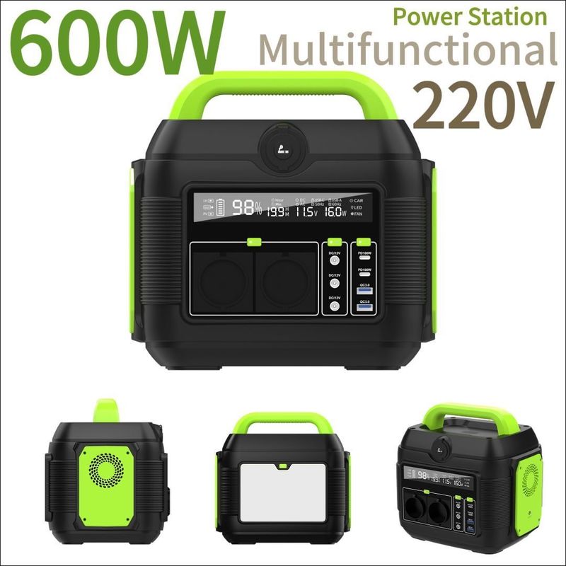オーダーメイド 300W 500W 600W 1200W 2200W 屋外活動用のポータブル発電所