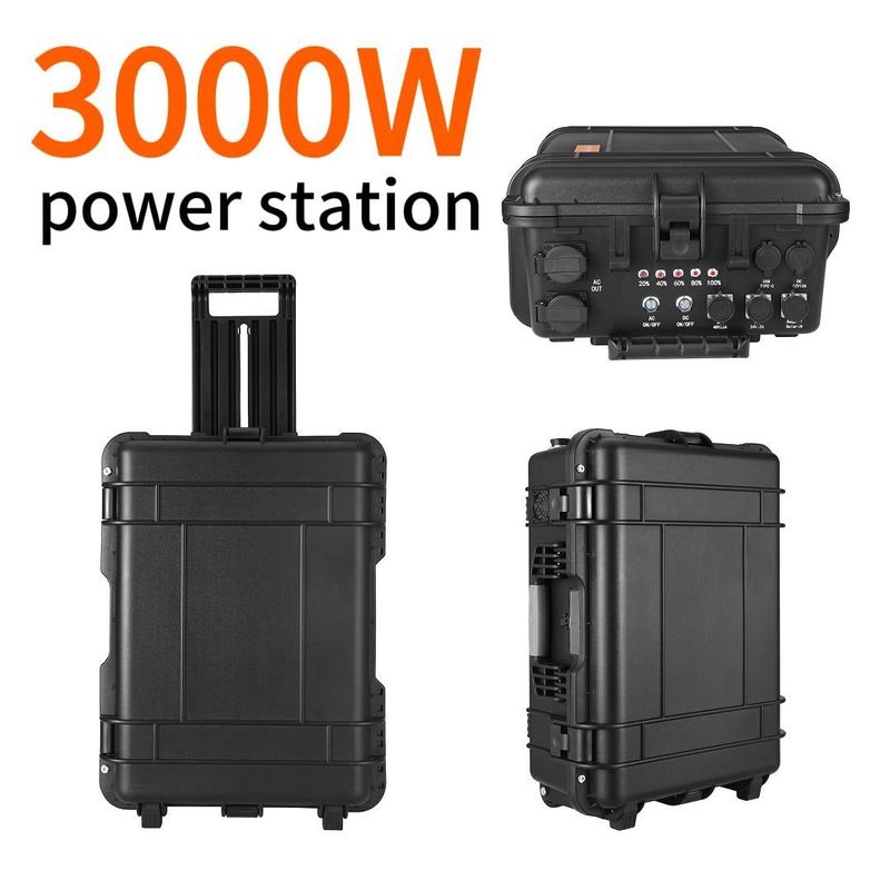 携帯充電可能な太陽風力発電所 2kw AC 純正弦波出力