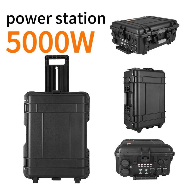 5000W ソーラーモータージェネレーター 自走旅行用 ABS合金シェル素材 充電時間 6-7h