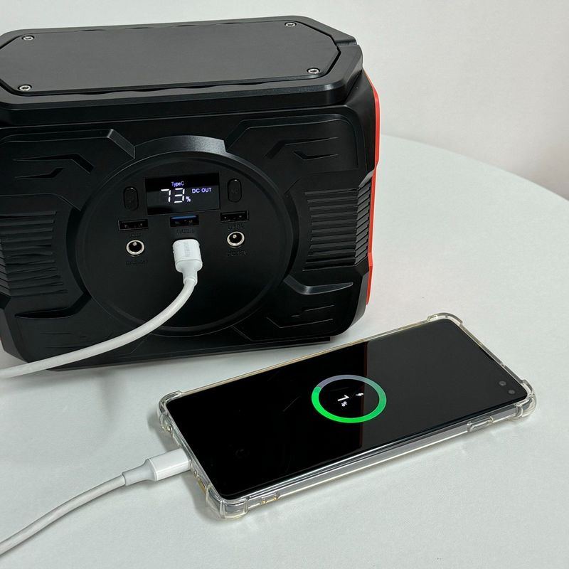 S2X-173 200W 173wh/48000mAh ポータブル発電所 屋外活動用太陽光発電機
