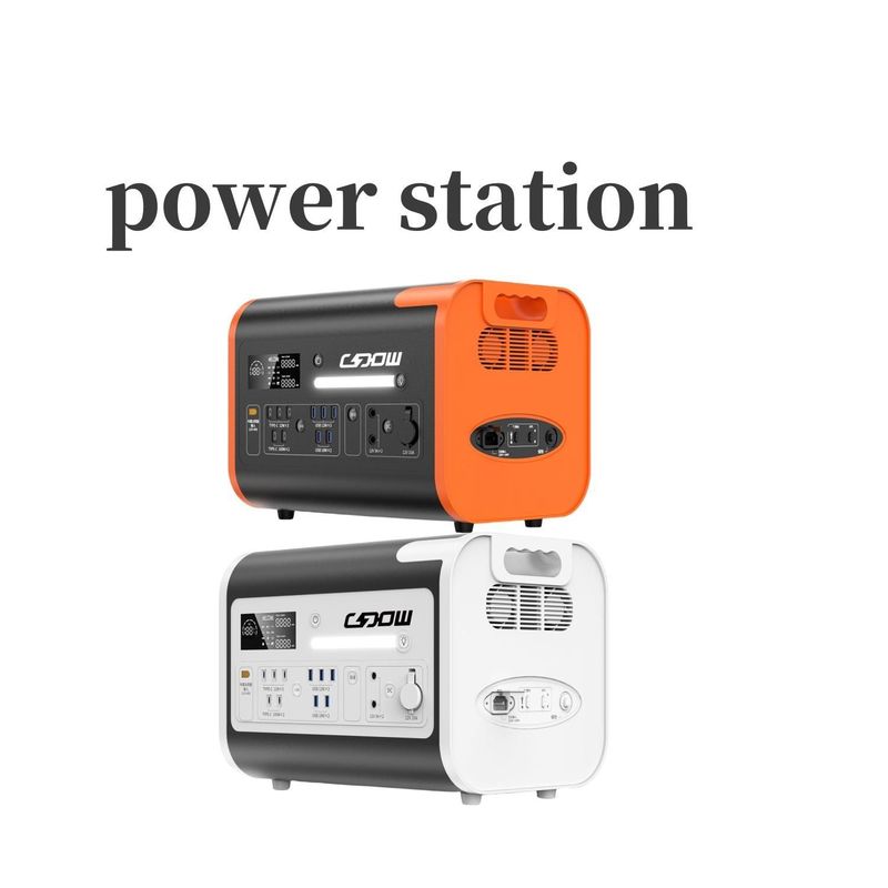 緊急 屋外キャンプ リリーウム電池 電源 LEDライトとAC 純正弦波出力