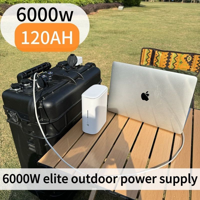 6000W 120ah 高出力 太陽光発電機 緊急待機電源 1台