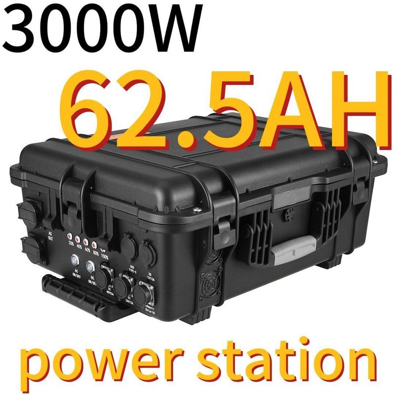 3000W62.5ah 東アジア市場向け 屋外用 緊急用 携帯用 発電所