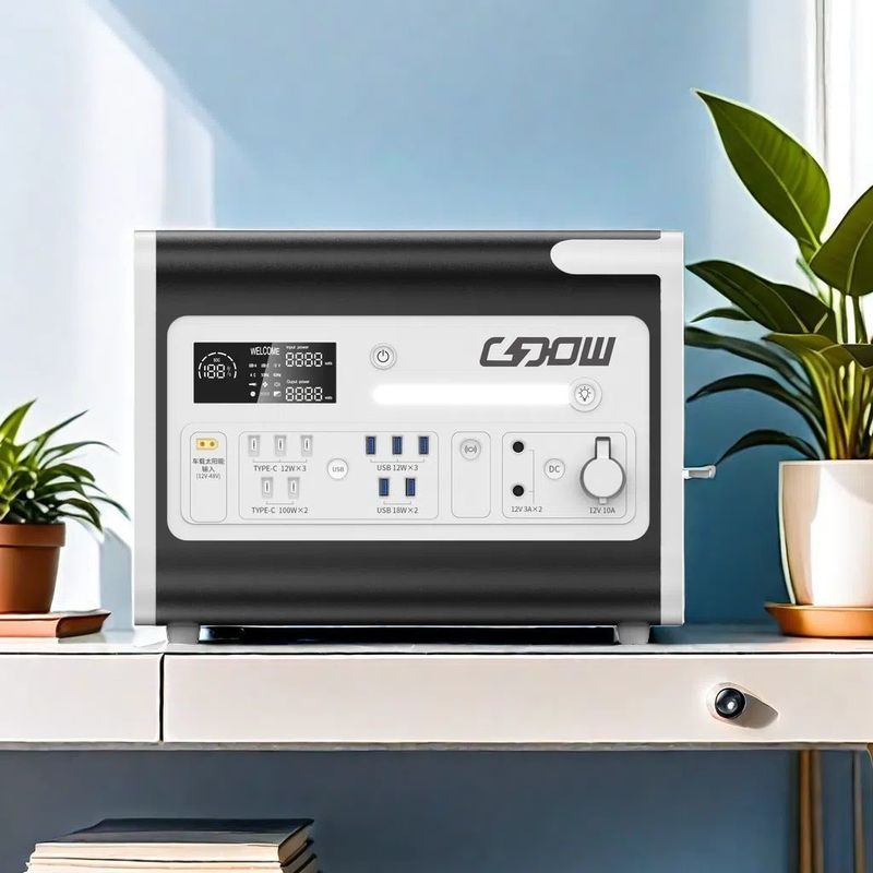ポータブル LiFePO4 2000W 太陽電池パネル 充電モード 災害救援用UPSモバイル電源
