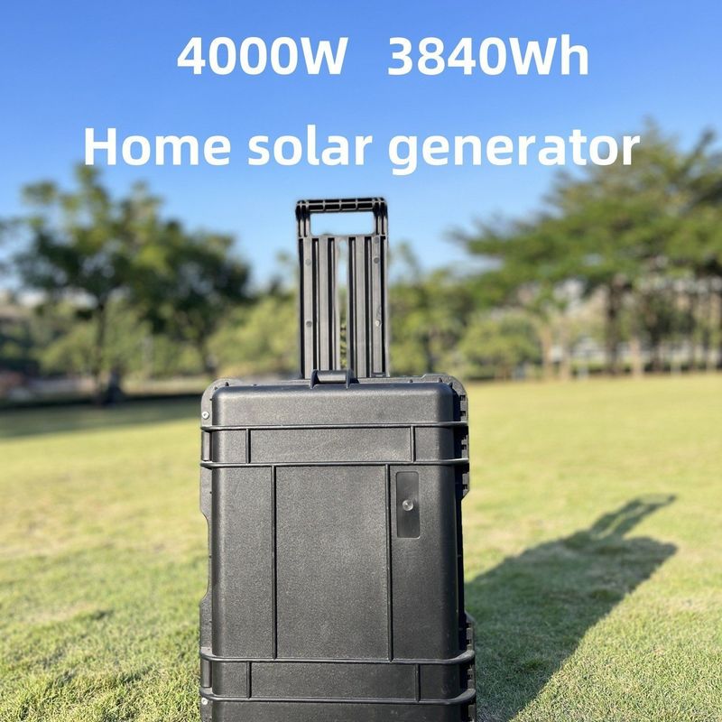 屋外エネルギー貯蔵 LiFePO4 バッテリー 4000W 携帯太陽光パネル キャンプ用発電所