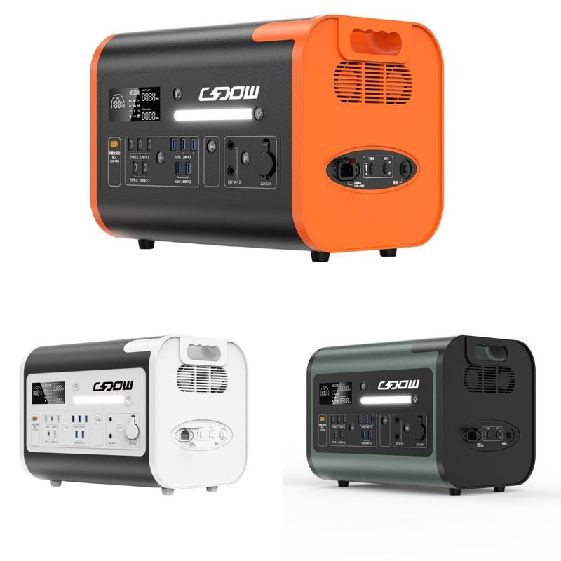 CE Un38.3 MSDS 認定 1000W 2000W 2200W 室内・室外用の携帯電源発電所