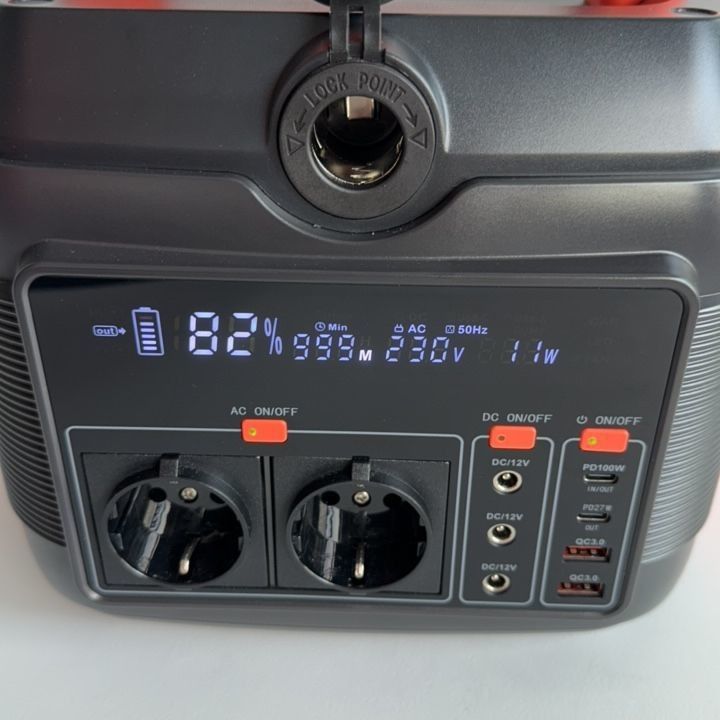 AC出力 220V 50Hz/110V 60Hz 携帯電源発電所 600W モバイル電源緊急用