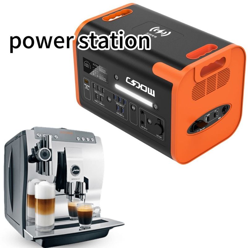 2000W/2200W/2048wh 携帯キャンプ用エネルギー貯蔵電源 純正弦波インバーター波形