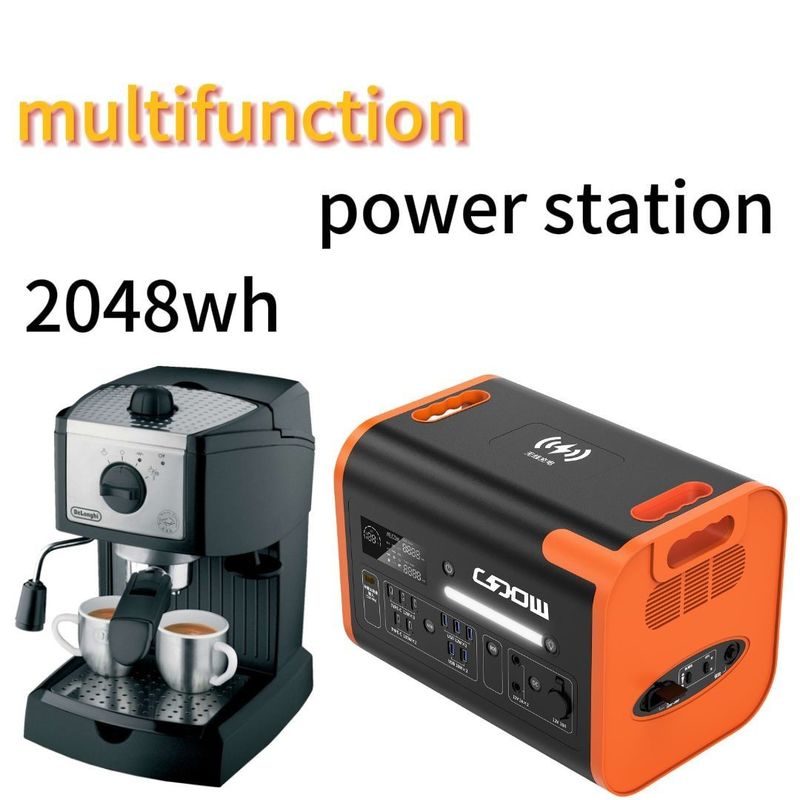2200W/2048wh 40ah アウトドアアドベンチャー 携帯電源 耐久性寿命