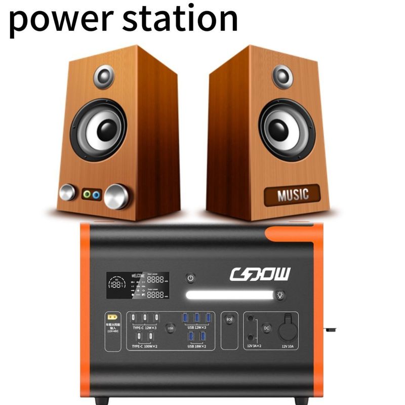大容量 2200W/2048wh 家庭用緊急用 室外リチウム電池発電所