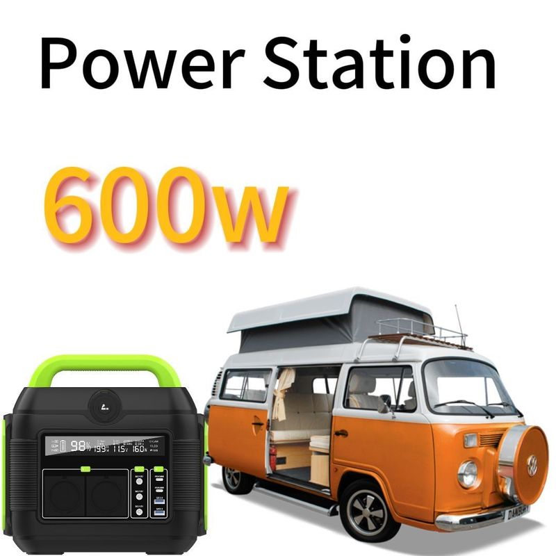 600W/288wh 室外活動 リチウム電池付き 携帯太陽光発電所