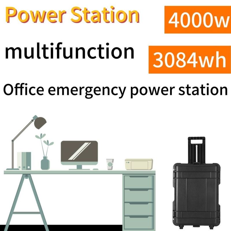 4000W 3840wh 太陽光携帯電池 非常用電源の需要のために最適