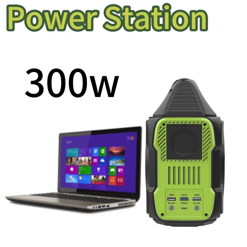 300W/288wh 多機能ポータブルインバーター発電機