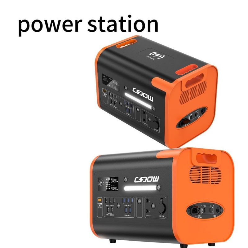 110V/220Vと15Wのワイヤレス充電と屋外ホームキャンプ 携帯電源ステーション