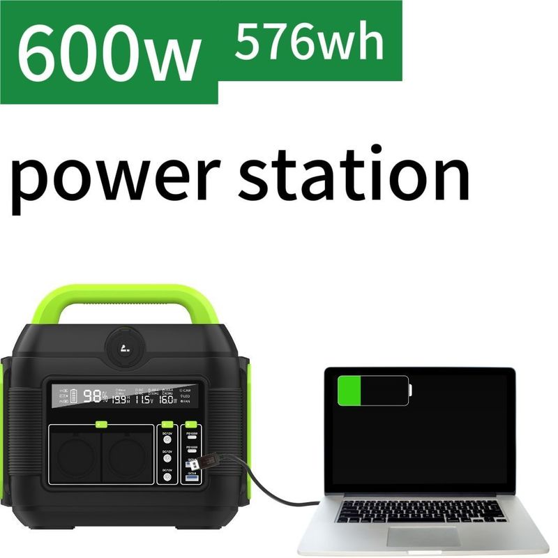 300W/600W モバイル パワー 110V/220V 外部用緊急充電用のポータブル 発電所