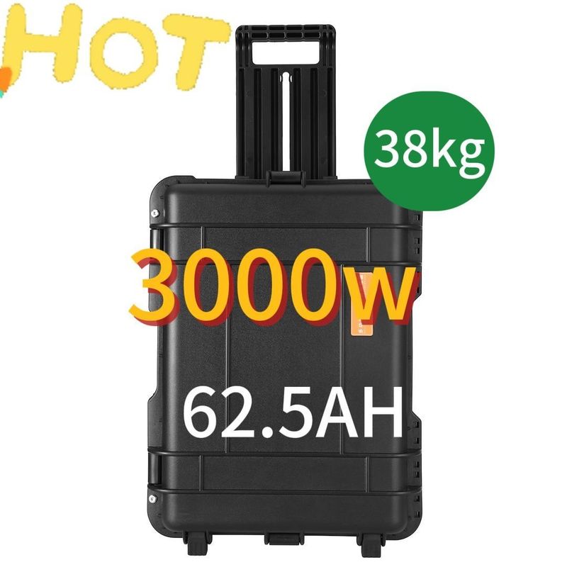 純正弦波 3000W/3000wh UAVのポータブル発電所のための移動電源