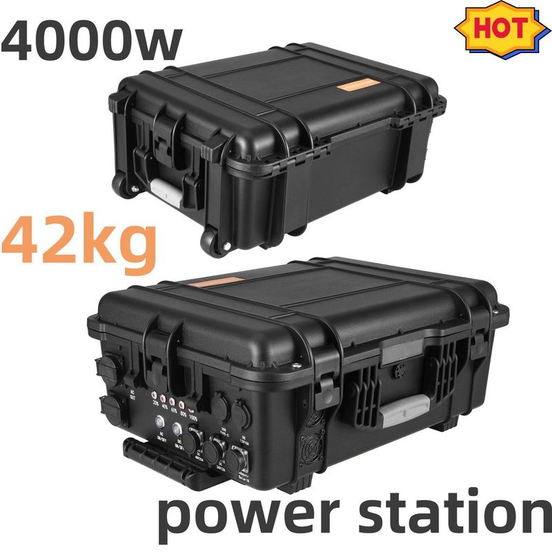4000W/80ah 純正波キャンプ 太陽光携帯充電発電所 by LiFePO4