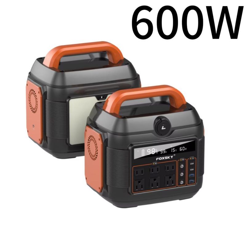 2024 ホット 600W/7000W ポータブル 発電所 屋外旅行 家庭用緊急用