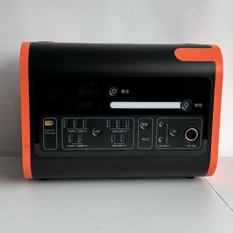 220V±5% AC出力 2200W ポータブル電源 家庭用緊急およびキャンプ用バックアップ