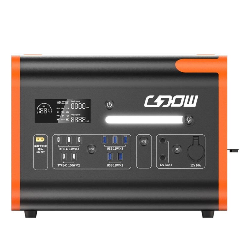 LiFePO4 エネルギー 2200W/2400W 太陽光発電機 ポータブル発電所 寿命 2000回