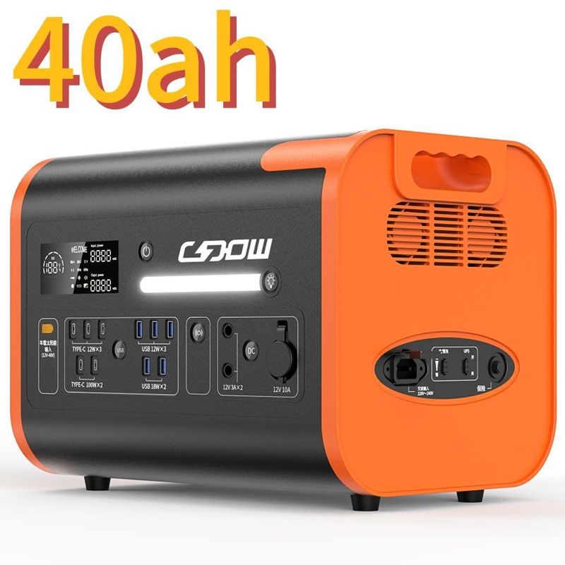 2200W/2048wh ポータブル電源と純粋なシヌス波インバーターで屋外を探索