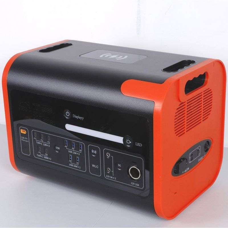 AT22 太陽光充電 800W 携帯電源発電所 大容量屋外家庭用