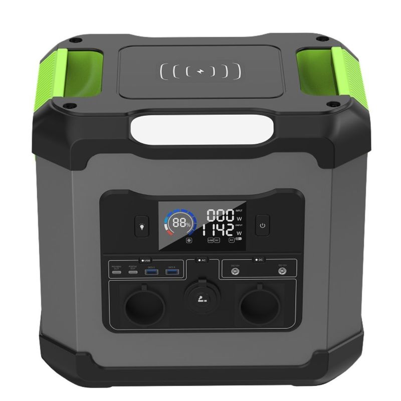 12V-13V/10A DC出力 1500W/1344wh 屋外家庭用携帯電源