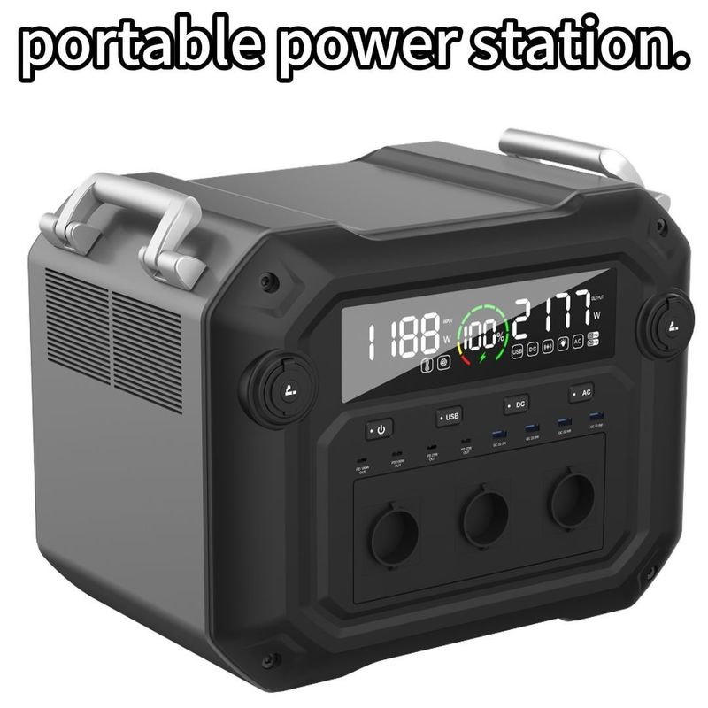 2500W AC出力 携帯電源装置 Un38.3 外出旅行のためのMSDS認証
