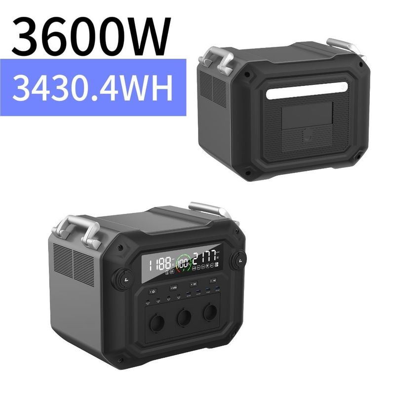 二方向インバーター 3600W/3430.4wh 屋外用多機能モバイル電源
