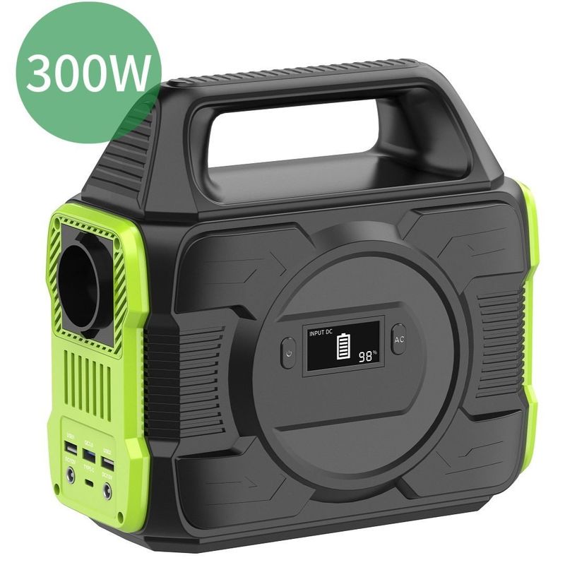 110V/240V/50-60Hz 300W アウトドアアドベンチャー用の緊急発電所