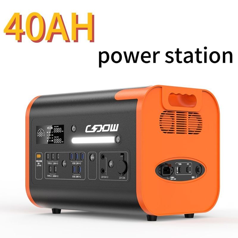2200W/40ah ポータブル電源ステーション サポート 太陽光パネル 簡単に屋外電源を充電する