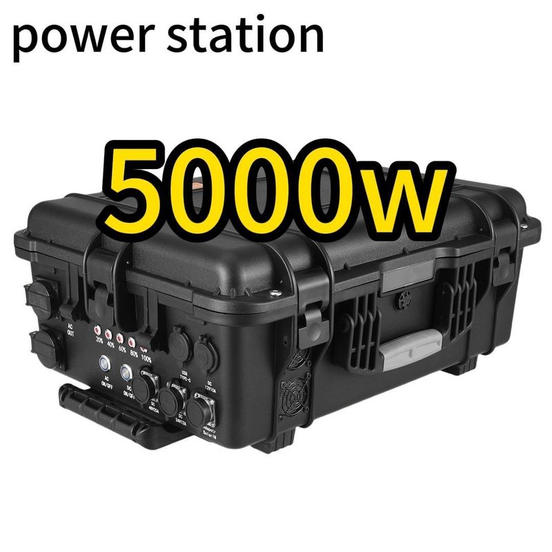 LT-50 5000W アウトドアアドベンチャー ポータブル電源 材質 ABS合金シェル
