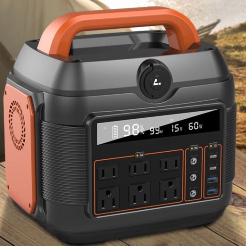 220V 50Hz/110V 60Hz AC出力 6 kg/576 Wh/600 W/300 W/5000 W 携帯電源