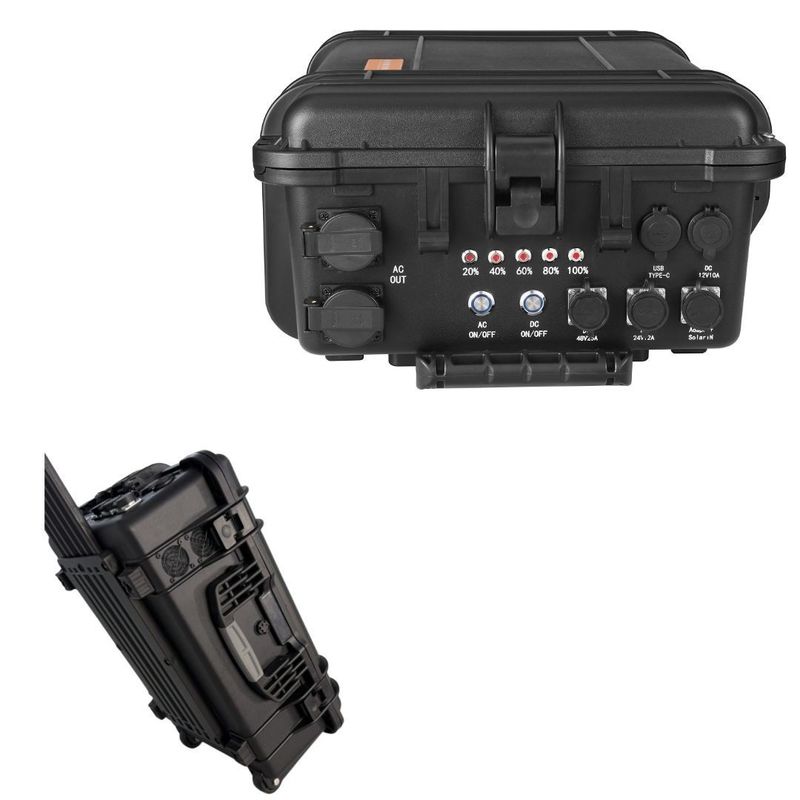 東アジア市場向けに3次性リチウム電池モバイル発電所 6000W/6216whlifepo4