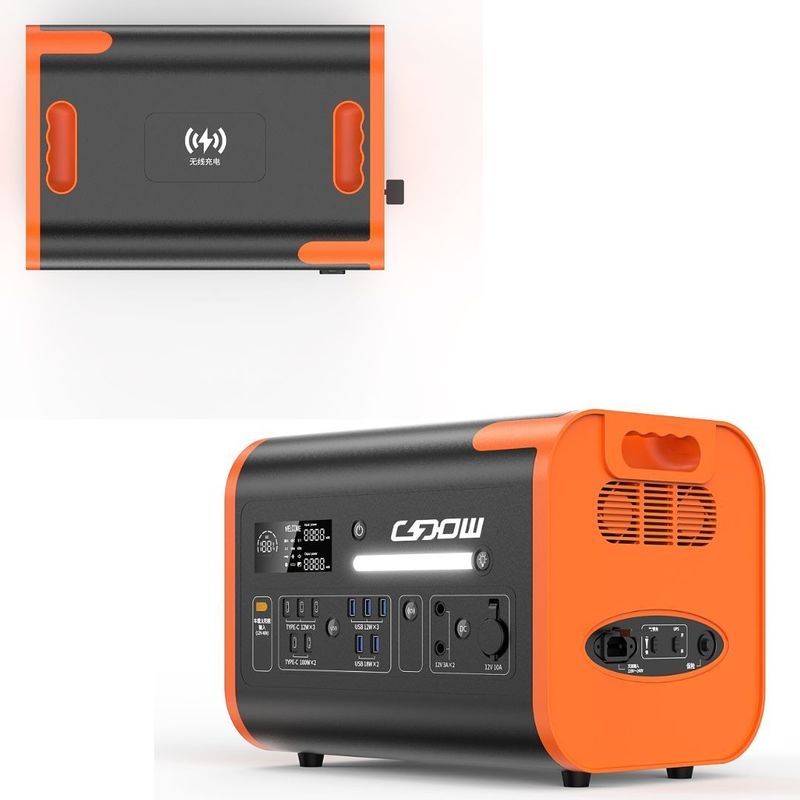 27kg パッケージ 総重量 220V±5% AC出力 40ah インバーターとLiFePO4付きモバイル発電所