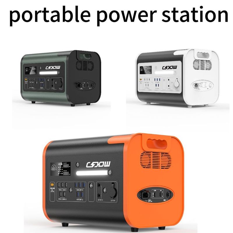 40ah/110V/220V モバイル 再充電 2200W 屋外キャンプ リチウム電池 パワー ポータブル 発電所