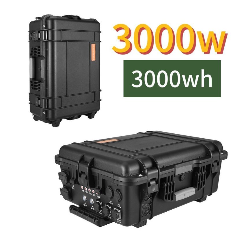 キャンプバックアップ用の3000W携帯太陽光発電所 動作環境温度C