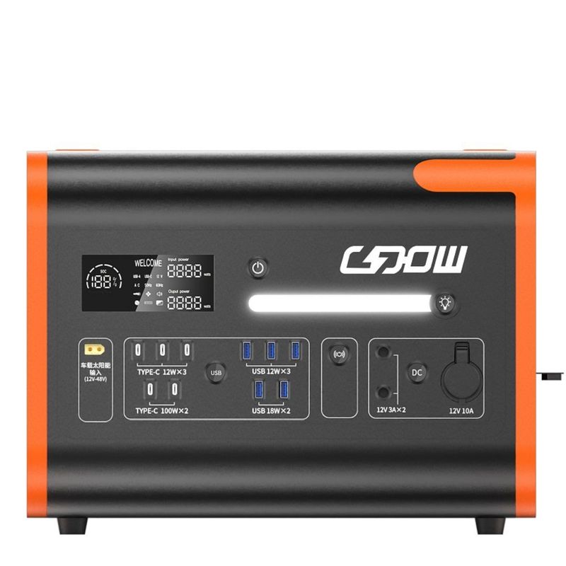 Un38.3/Msos 認証 2200W 220V 携帯太陽光充電 800W 発電機