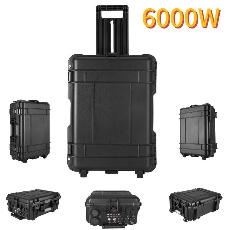 AC出力電流 15A Max 6000W 旅行 キャンプ 緊急用 屋外USB充電器