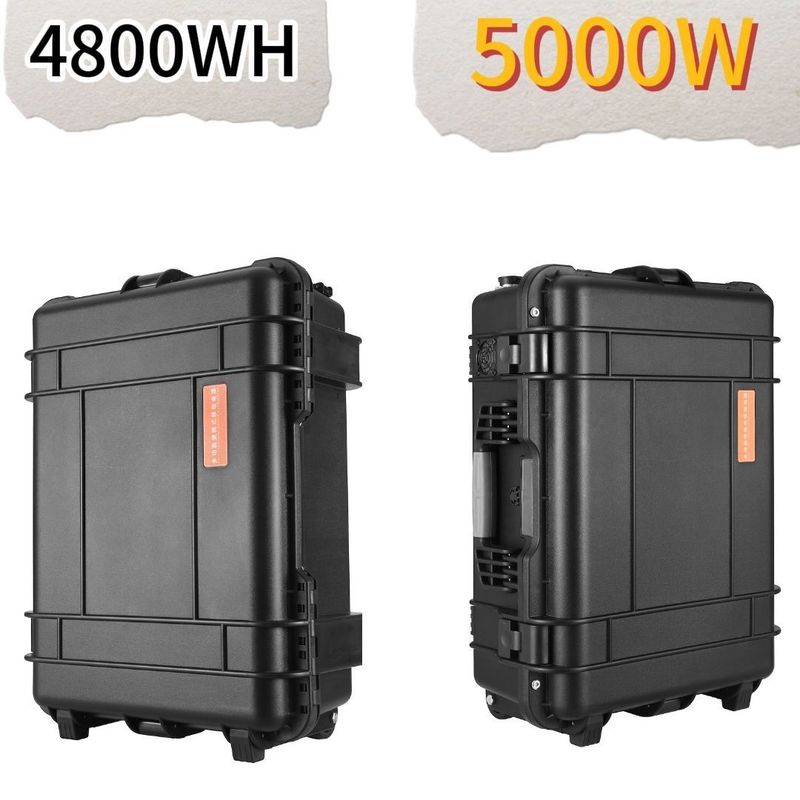 4000W/220-240V AC LiFePO4 家庭用屋外活動用太陽発電所