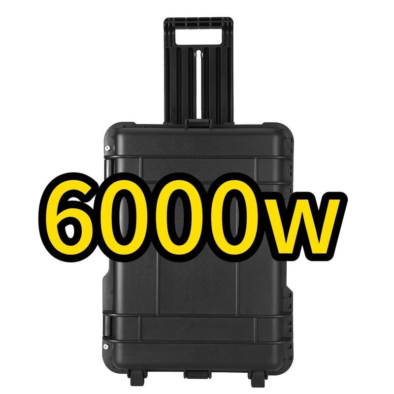 USB/タイプC 18W マックス 家庭用・キャンプ用携帯充電器 6000W 6216WH ST-60 発電所
